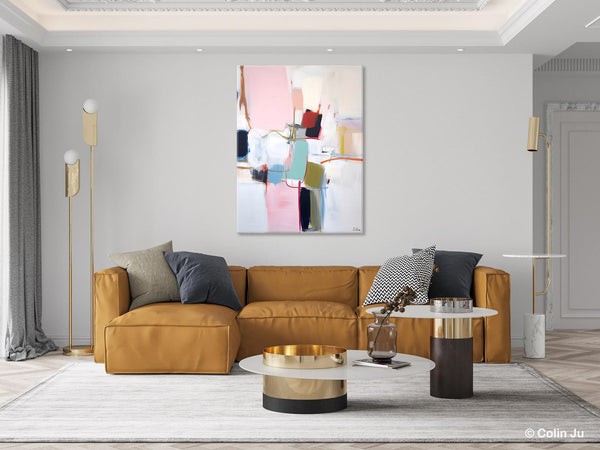 Hand Painted Canvas Art, Modern Paintings, Large Contemporary Wall Art, Extra Large Paintings for Living Room, Original Abstract Painting-LargePaintingArt.com