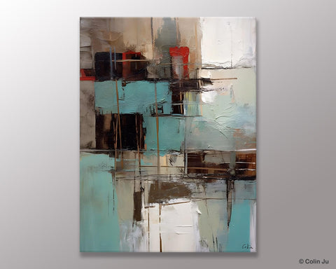 Original Canvas Art, Contemporary Acrylic Painting on Canvas, Large Wall Art Painting for Bedroom, Oversized Modern Abstract Wall Paintings-LargePaintingArt.com