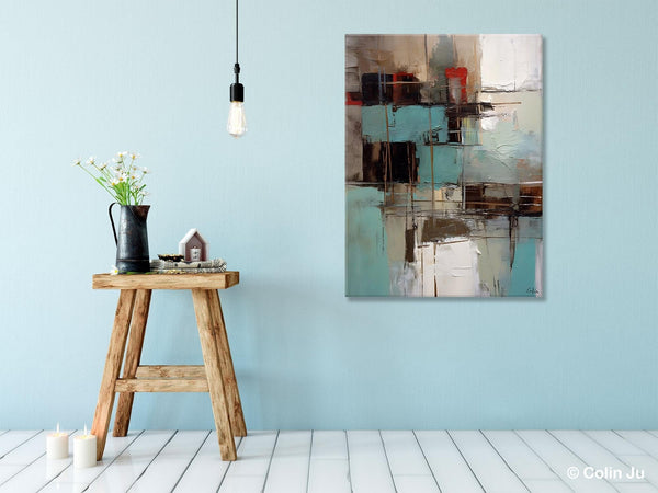 Original Canvas Art, Contemporary Acrylic Painting on Canvas, Large Wall Art Painting for Bedroom, Oversized Modern Abstract Wall Paintings-LargePaintingArt.com