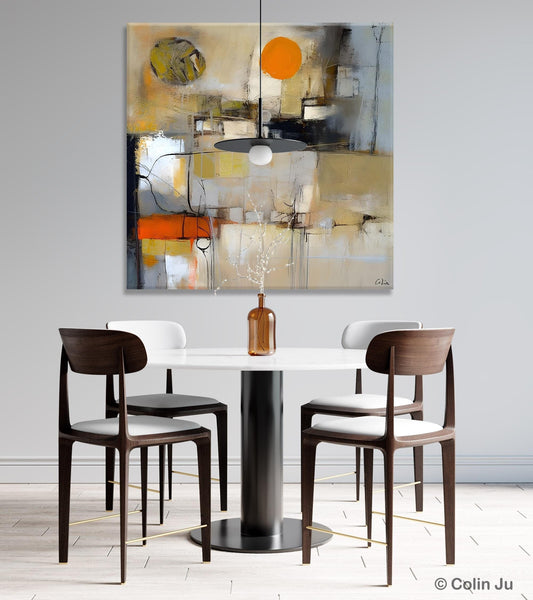 Large Abstract Art for Bedroom, Simple Modern Acrylic Art, Modern Original Abstract Art, Canvas Paintings for Sale, Contemporary Canvas Art-LargePaintingArt.com
