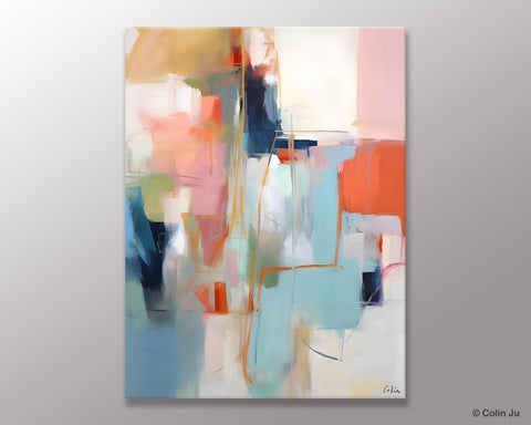 Large Wall Art Painting for Bedroom, Oversized Abstract Wall Art Paintings, Original Modern Artwork, Contemporary Acrylic Painting on Canvas-LargePaintingArt.com