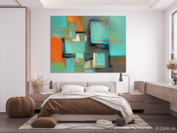 Large Canvas Art Painting for Bedroom, Huge Modern Abstract Paintings, Hand Painted Original Canvas Wall Art, Contemporary Acrylic Paintings-LargePaintingArt.com