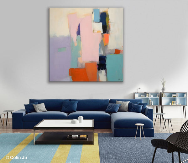 Modern Acrylic Paintings, Original Modern Paintings, Contemporary Canvas Art for Living Room, Extra Large Abstract Paintings on Canvas-LargePaintingArt.com
