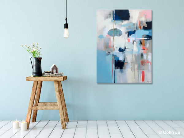Large Wall Paintings for Bedroom, Contemporary Abstract Paintings on Canvas, Oversized Abstract Wall Art Paintings, Original Abstract Art-LargePaintingArt.com