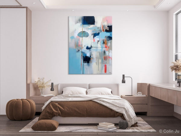Large Wall Paintings for Bedroom, Contemporary Abstract Paintings on Canvas, Oversized Abstract Wall Art Paintings, Original Abstract Art-LargePaintingArt.com