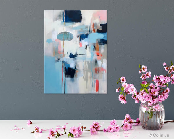 Large Wall Paintings for Bedroom, Contemporary Abstract Paintings on Canvas, Oversized Abstract Wall Art Paintings, Original Abstract Art-LargePaintingArt.com