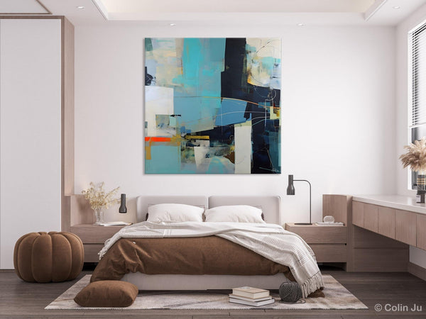 Original Abstract Wall Art, Contemporary Canvas Art, Simple Canvas Paintings, Large Abstract Art for Bedroom, Modern Acrylic Art for Sale-LargePaintingArt.com