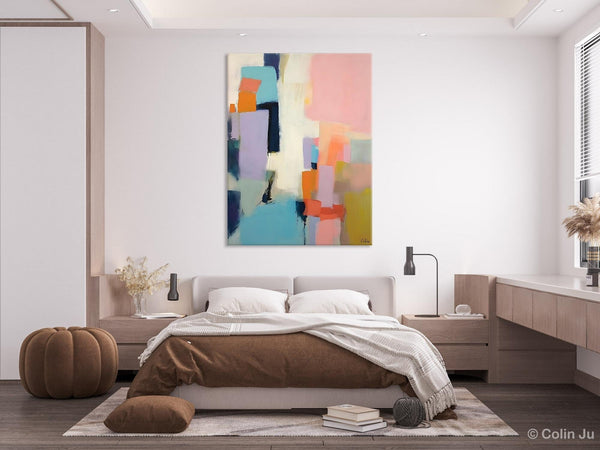 Original Abstract Art, Contemporary Acrylic Art on Canvas, Large Wall Art Painting for Bedroom, Oversized Modern Abstract Wall Paintings-LargePaintingArt.com