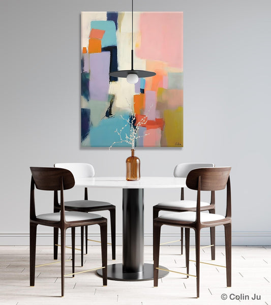 Original Abstract Art, Contemporary Acrylic Art on Canvas, Large Wall Art Painting for Bedroom, Oversized Modern Abstract Wall Paintings-LargePaintingArt.com