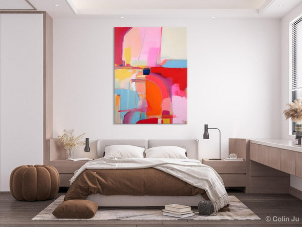 Contemporary Abstract Paintings on Canvas, Oversized Abstract Wall Art Paintings, Large Wall Paintings for Bedroom, Original Abstract Art-LargePaintingArt.com