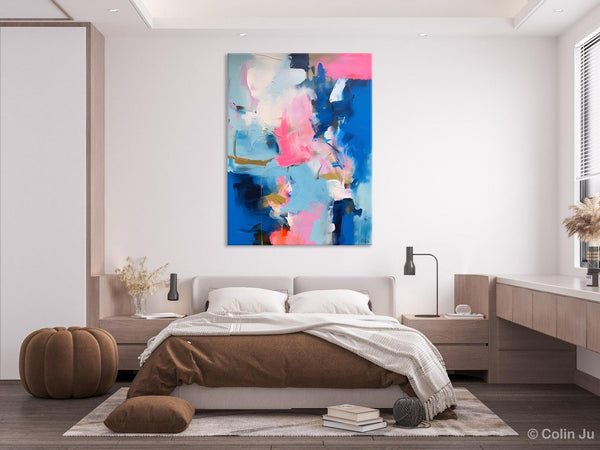 Large Abstract Painting for Bedroom, Oversized Canvas Wall Art Paintings, Original Modern Artwork, Contemporary Acrylic Painting on Canvas-LargePaintingArt.com