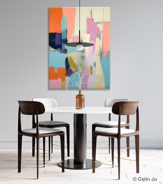 Large Modern Canvas Art for Bedroom, Original Wall Art Paintings, Large Paintings for Sale, Hand Painted Canvas Art, Acrylic Art on Canvas-LargePaintingArt.com