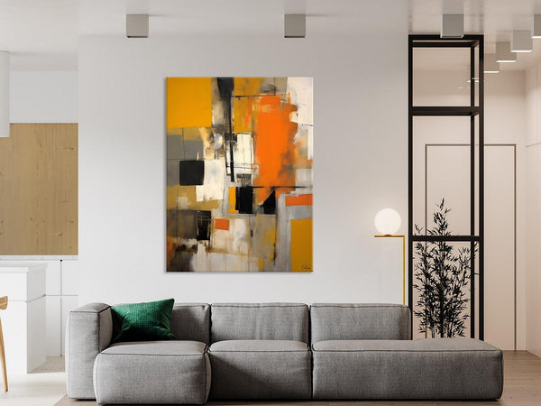 Oversized Abstract Art Paintings, Original Canvas Artwork, Large Wall Art Painting for Dining Room, Contemporary Acrylic Painting on Canvas-LargePaintingArt.com