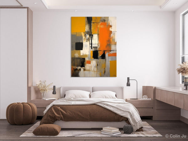 Oversized Abstract Art Paintings, Original Canvas Artwork, Large Wall Art Painting for Dining Room, Contemporary Acrylic Painting on Canvas-LargePaintingArt.com