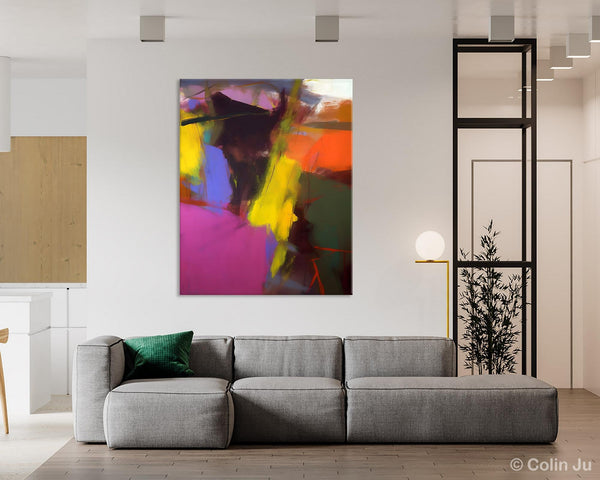 Contemporary Acrylic Paintings, Abstract Paintings for Sale, Modern Wall Art for Living Room, Original Abstract Art, Abstract Art on Canvas-LargePaintingArt.com