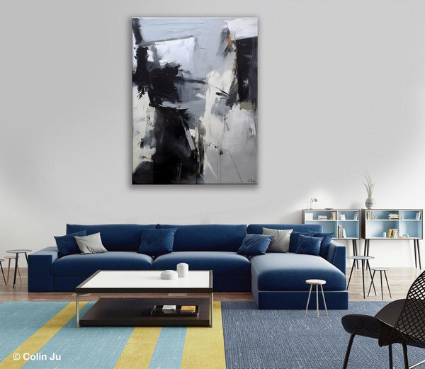 Original Abstract Canvas Art, Large Wall Painting for Bedroom, Hand Painted Canvas Art, Large Modern Paintings, Acrylic Painting on Canvas-LargePaintingArt.com