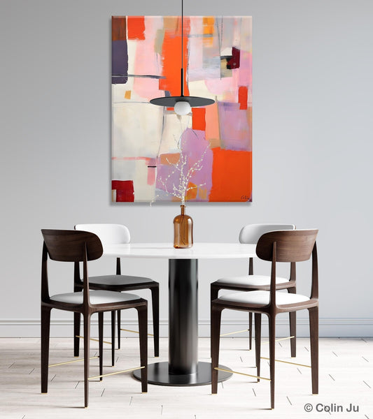 Large Modern Canvas Art for Dining Room, Simple Abstract Art, Large Original Wall Art Painting for Bedroom, Acrylic Paintings on Canvas-LargePaintingArt.com