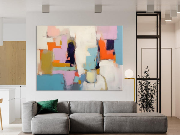 Oversized Abstract Wall Art Paintings, Large Wall Painting for Living Room, Contemporary Abstract Paintings on Canvas, Original Abstract Art-LargePaintingArt.com