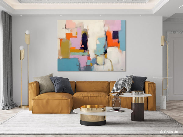 Oversized Abstract Wall Art Paintings, Large Wall Painting for Living Room, Contemporary Abstract Paintings on Canvas, Original Abstract Art-LargePaintingArt.com
