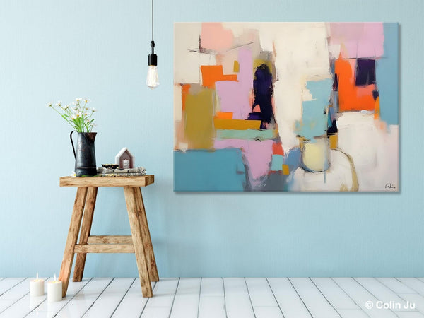 Oversized Abstract Wall Art Paintings, Large Wall Painting for Living Room, Contemporary Abstract Paintings on Canvas, Original Abstract Art-LargePaintingArt.com