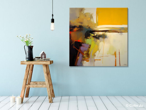 Large Abstract Art for Bedroom, Modern Acrylic Art, Modern Original Abstract Art, Simple Canvas Paintings for Sale, Contemporary Canvas Art-LargePaintingArt.com