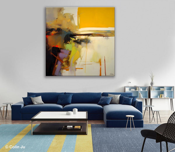 Large Abstract Art for Bedroom, Modern Acrylic Art, Modern Original Abstract Art, Simple Canvas Paintings for Sale, Contemporary Canvas Art-LargePaintingArt.com