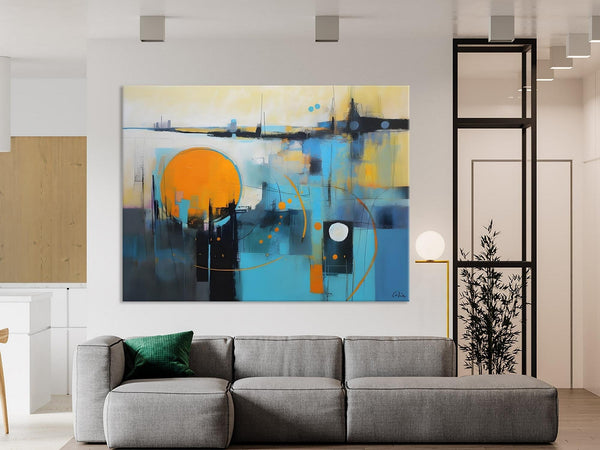Oversized Canvas Wall Art Paintings, Original Modern Artwork, Large Abstract Painting for Bedroom, Contemporary Acrylic Painting on Canvas-LargePaintingArt.com