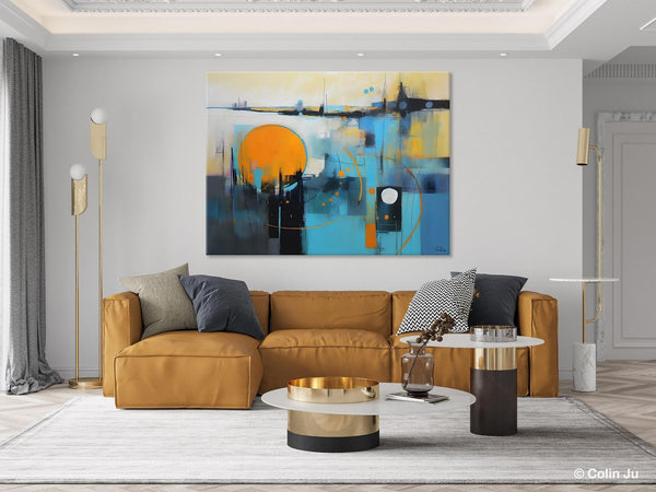 Oversized Canvas Wall Art Paintings, Original Modern Artwork, Large Abstract Painting for Bedroom, Contemporary Acrylic Painting on Canvas-LargePaintingArt.com
