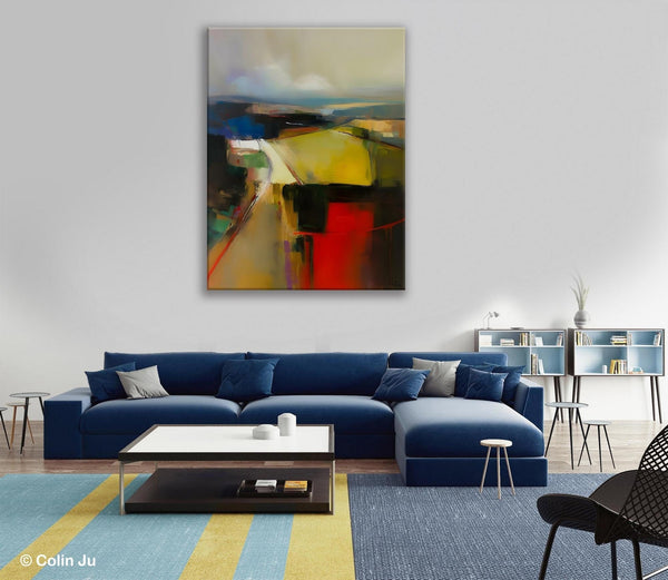Oversized Abstract Wall Art Paintings, Large Wall Paintings for Bedroom, Contemporary Abstract Paintings on Canvas, Original Abstract Art-LargePaintingArt.com