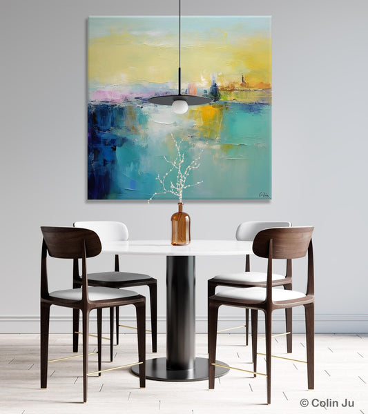 Modern Canvas Paintings, Contemporary Canvas Art, Original Modern Wall Art, Modern Acrylic Artwork, Large Abstract Painting for Bedroom-LargePaintingArt.com