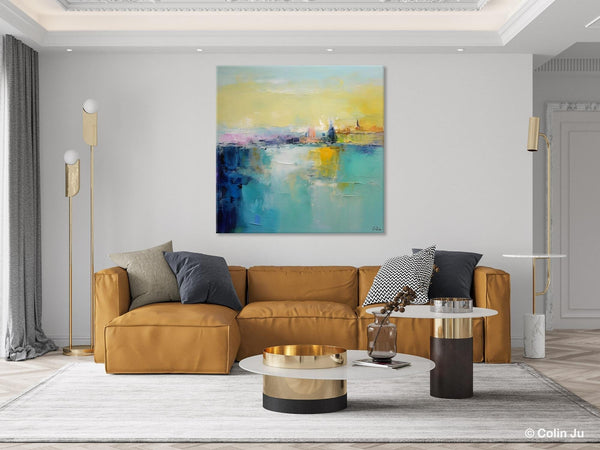 Modern Canvas Paintings, Contemporary Canvas Art, Original Modern Wall Art, Modern Acrylic Artwork, Large Abstract Painting for Bedroom-LargePaintingArt.com