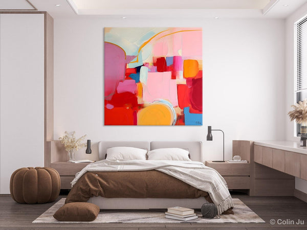 Large Abstract Art for Bedroom, Original Abstract Wall Art, Modern Canvas Paintings, Simple Modern Acrylic Artwork, Contemporary Canvas Art-LargePaintingArt.com