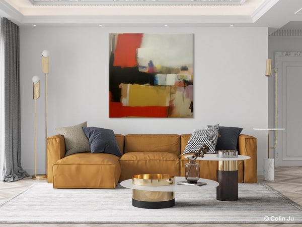 Modern Original Abstract Art, Canvas Paintings for Sale, Large Wall Art for Bedroom, Geometric Modern Acrylic Art, Contemporary Canvas Art-LargePaintingArt.com