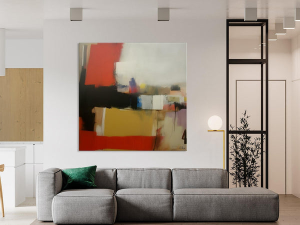 Modern Original Abstract Art, Canvas Paintings for Sale, Large Wall Art for Bedroom, Geometric Modern Acrylic Art, Contemporary Canvas Art-LargePaintingArt.com