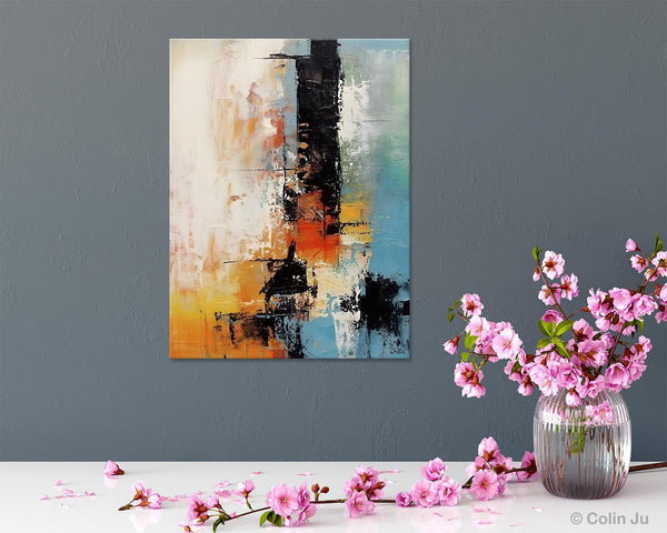 Contemporary Wall Art Paintings, Hand Painted Canvas Art, Original Abstract Art, Modern Acrylic Paintings, Large Paintings for Living Room-LargePaintingArt.com