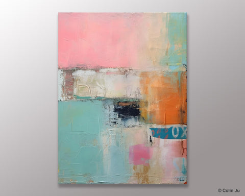 Canvas Paintings for Dining Room, Oversized Modern Wall Art, Acrylic Painting on Canvas, Contemporary Paintings, Original Abstract Paintings-LargePaintingArt.com