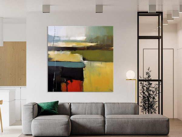 Large Abstract Painting for Bedroom, Original Modern Wall Art Paintings, Modern Acrylic Paintings, Huge Contemporary Canvas Paintings-LargePaintingArt.com