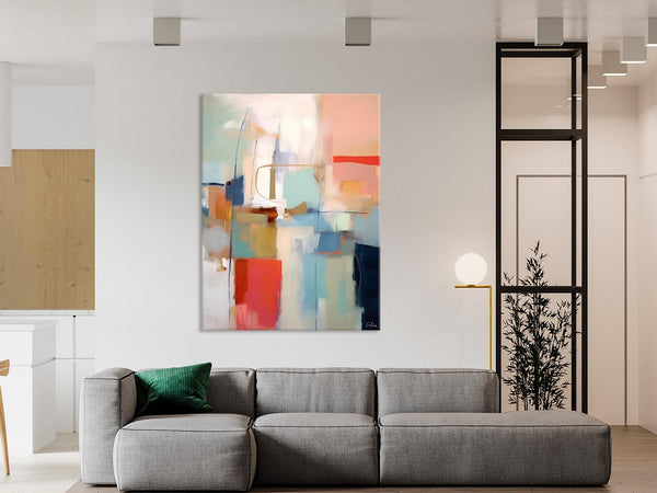 Contemporary Acrylic Painting on Canvas, Large Wall Art Painting for Living Room, Original Canvas Art, Modern Abstract Wall Paintings-LargePaintingArt.com