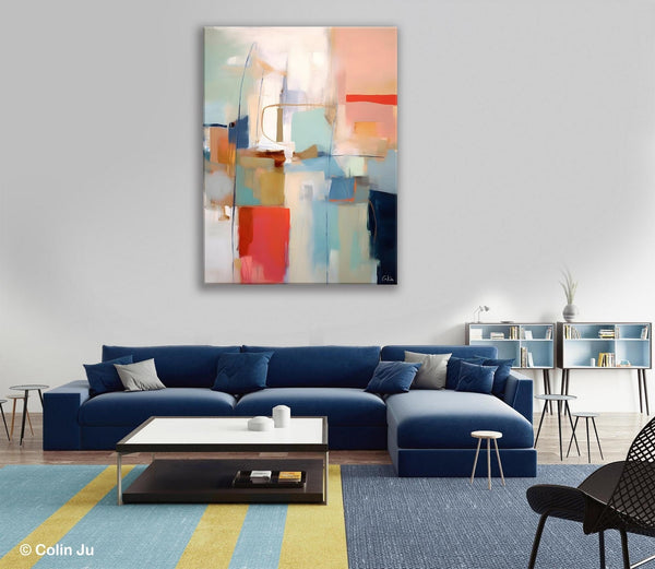 Contemporary Acrylic Painting on Canvas, Large Wall Art Painting for Living Room, Original Canvas Art, Modern Abstract Wall Paintings-LargePaintingArt.com
