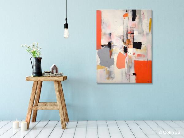 Acrylic Painting on Canvas, Contemporary Painting, Canvas Paintings for Dining Room, Extra Large Modern Wall Art, Original Abstract Painting-LargePaintingArt.com