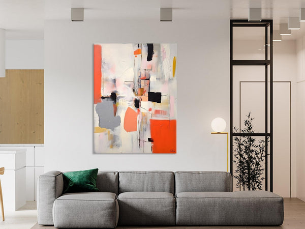 Acrylic Painting on Canvas, Contemporary Painting, Canvas Paintings for Dining Room, Extra Large Modern Wall Art, Original Abstract Painting-LargePaintingArt.com