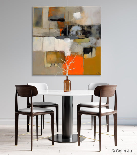 Contemporary Canvas Art, Modern Acrylic Artwork, Buy Art Paintings Online, Original Modern Paintings, Large Abstract Painting for Bedroom-LargePaintingArt.com