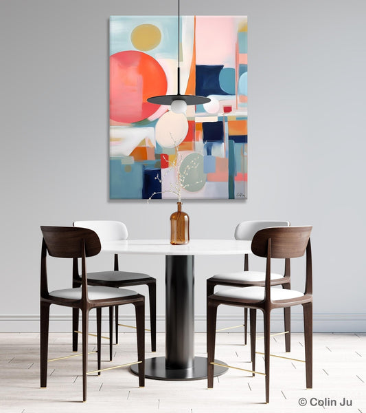 Large Contemporary Wall Art, Acrylic Painting on Canvas, Extra Large Paintings for Dining Room, Modern Paintings, Original Abstract Painting-LargePaintingArt.com