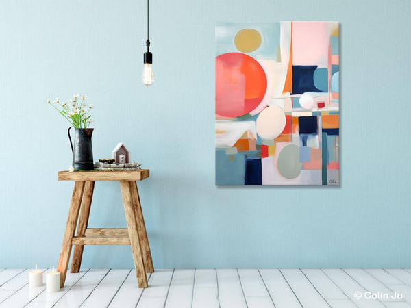 Large Contemporary Wall Art, Acrylic Painting on Canvas, Extra Large Paintings for Dining Room, Modern Paintings, Original Abstract Painting-LargePaintingArt.com