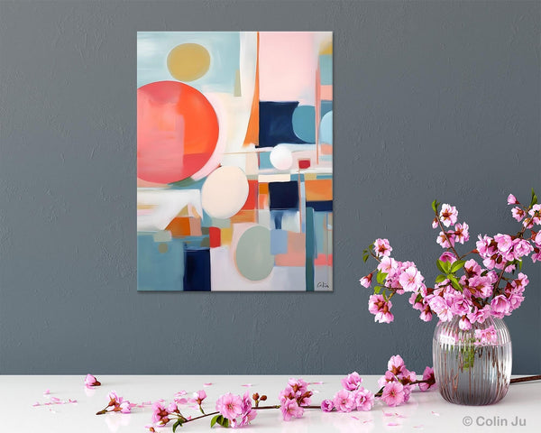 Large Contemporary Wall Art, Acrylic Painting on Canvas, Extra Large Paintings for Dining Room, Modern Paintings, Original Abstract Painting-LargePaintingArt.com
