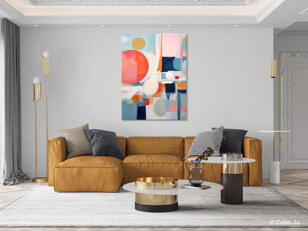 Large Contemporary Wall Art, Acrylic Painting on Canvas, Extra Large Paintings for Dining Room, Modern Paintings, Original Abstract Painting-LargePaintingArt.com