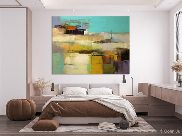 Modern Wall Art Ideas for Bedroom, Extra Large Canvas Painting, Original Abstract Art, Hand Painted Wall Art, Contemporary Acrylic Paintings-LargePaintingArt.com