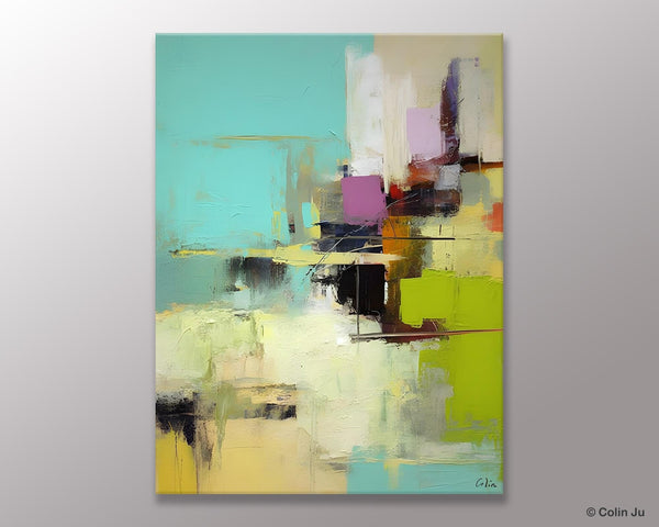 Contemporary Wall Art Paintings, Extra Large Original Art, Abstract Landscape Artwork, Landscape Painting on Canvas, Hand Painted Canvas Art-LargePaintingArt.com