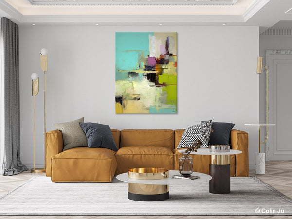 Contemporary Wall Art Paintings, Extra Large Original Art, Abstract Landscape Artwork, Landscape Painting on Canvas, Hand Painted Canvas Art-LargePaintingArt.com