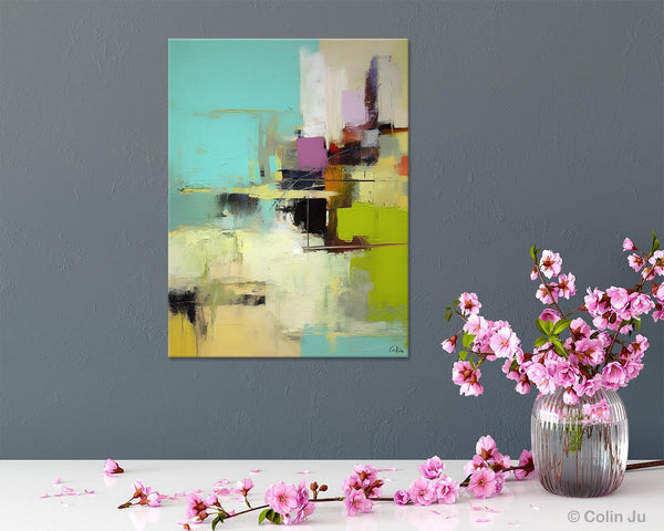 Contemporary Wall Art Paintings, Extra Large Original Art, Abstract Landscape Artwork, Landscape Painting on Canvas, Hand Painted Canvas Art-LargePaintingArt.com
